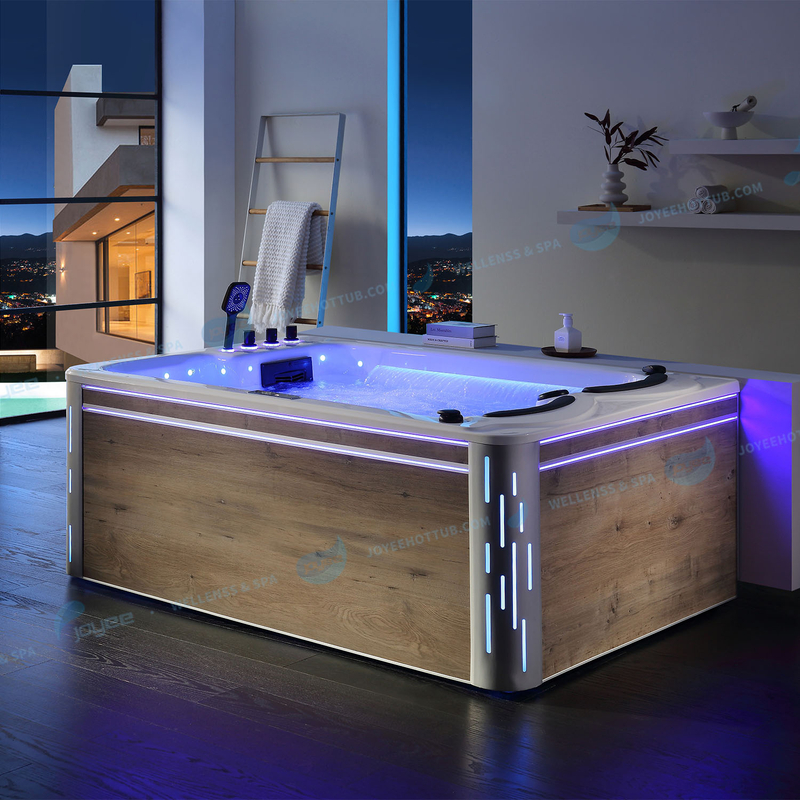 Jardin arrière-cour extérieur baignoire autoportante | Whirlpool Jakuzy avec Jets - Joyee 