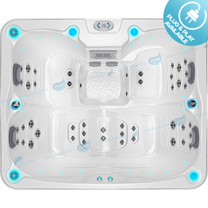 Nouveau design Hot Tub extérieur Whirlpool Spa |Jets de massage LED - JOYEE