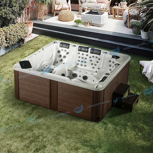 Baignoire de jardin de luxe pour 6 personnes de style européen |Baignoire Spa Extérieure - JOYEE 