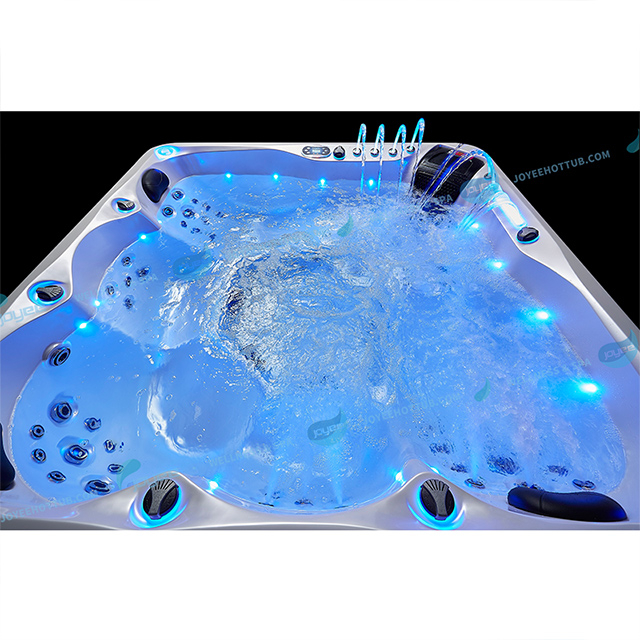 5 personnes personnalisées Waterfall Bubble Acrylique Outdoor Spa Hot Tub |JOYEE