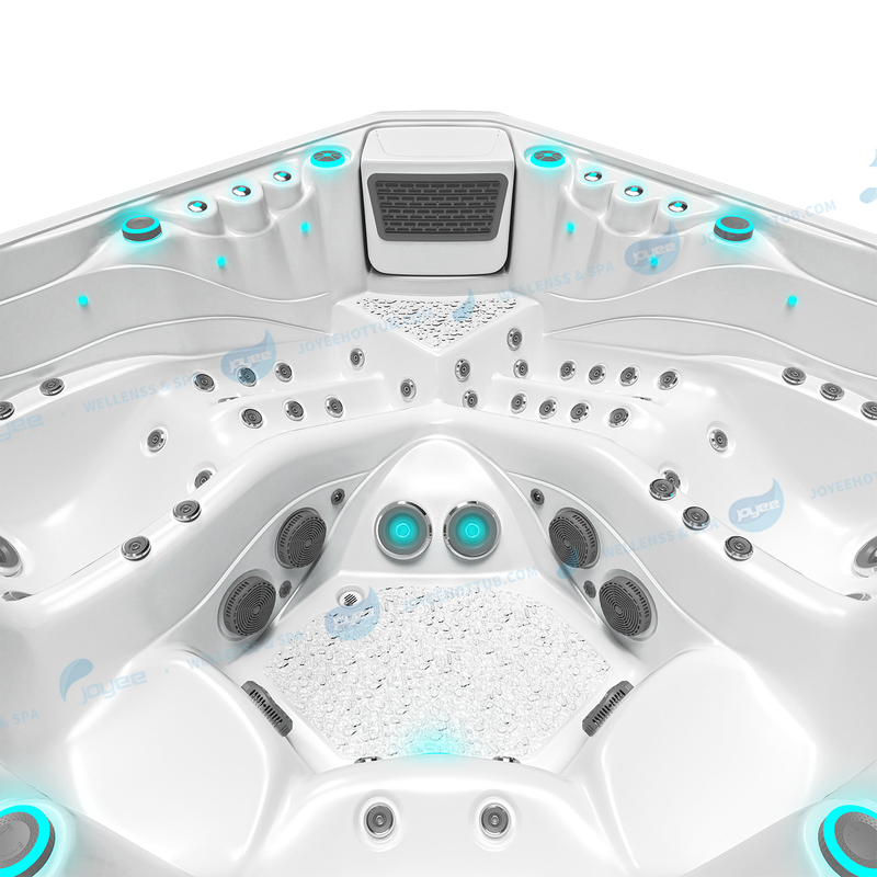 Baignoires spa extérieures à hydromassage à LED | Spa Whirlpool Balboa - JOYEE