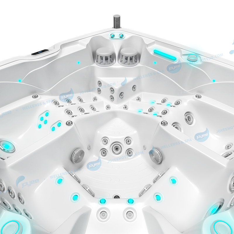 Offre spéciale bain à remous extérieur pour 5 personnes | Bain à remous de massage à jets d'air Balboa - JOYEE
