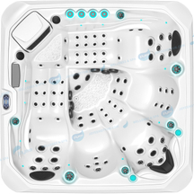 Spa de massage acrylique à bain à remous whirlpool | Hydro Sobb Outdoor - Joyee