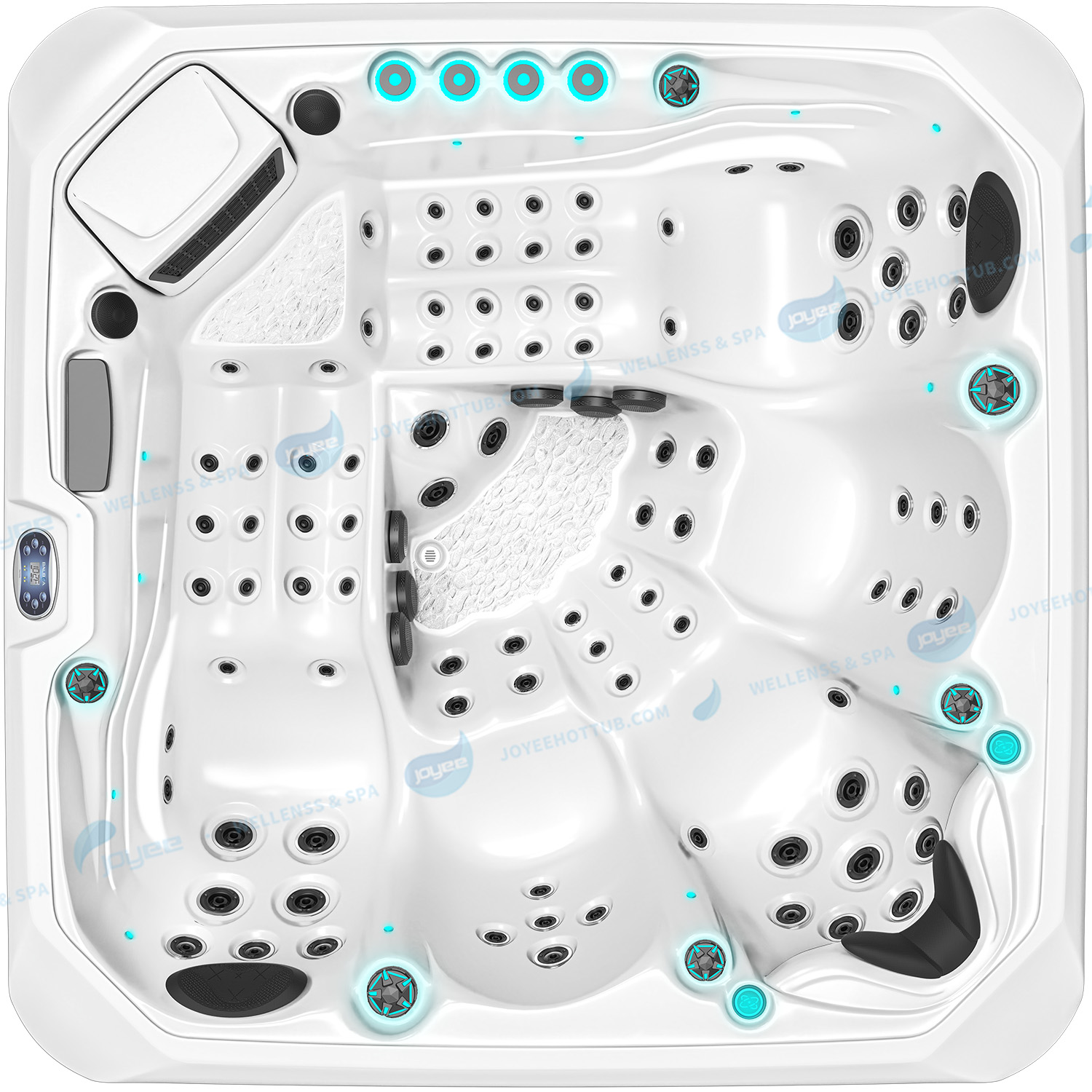 Spa de massage acrylique à bain à remous whirlpool | Hydro Sobb Outdoor - Joyee