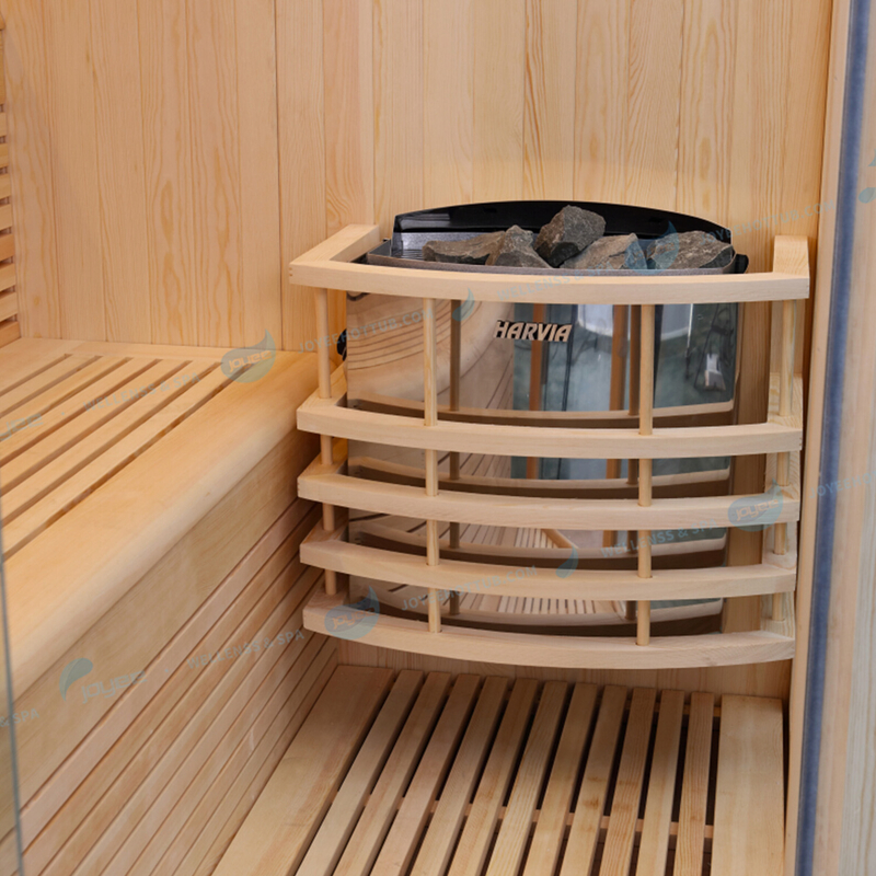 Petit Sauna Infrarouge Lointain à Vapeur de Bâtiment en Bois |JOYEE