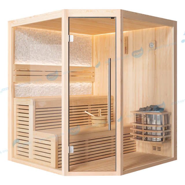 Mini Sauna Sec d'Intérieur pour 3 Personnes |JOYEE