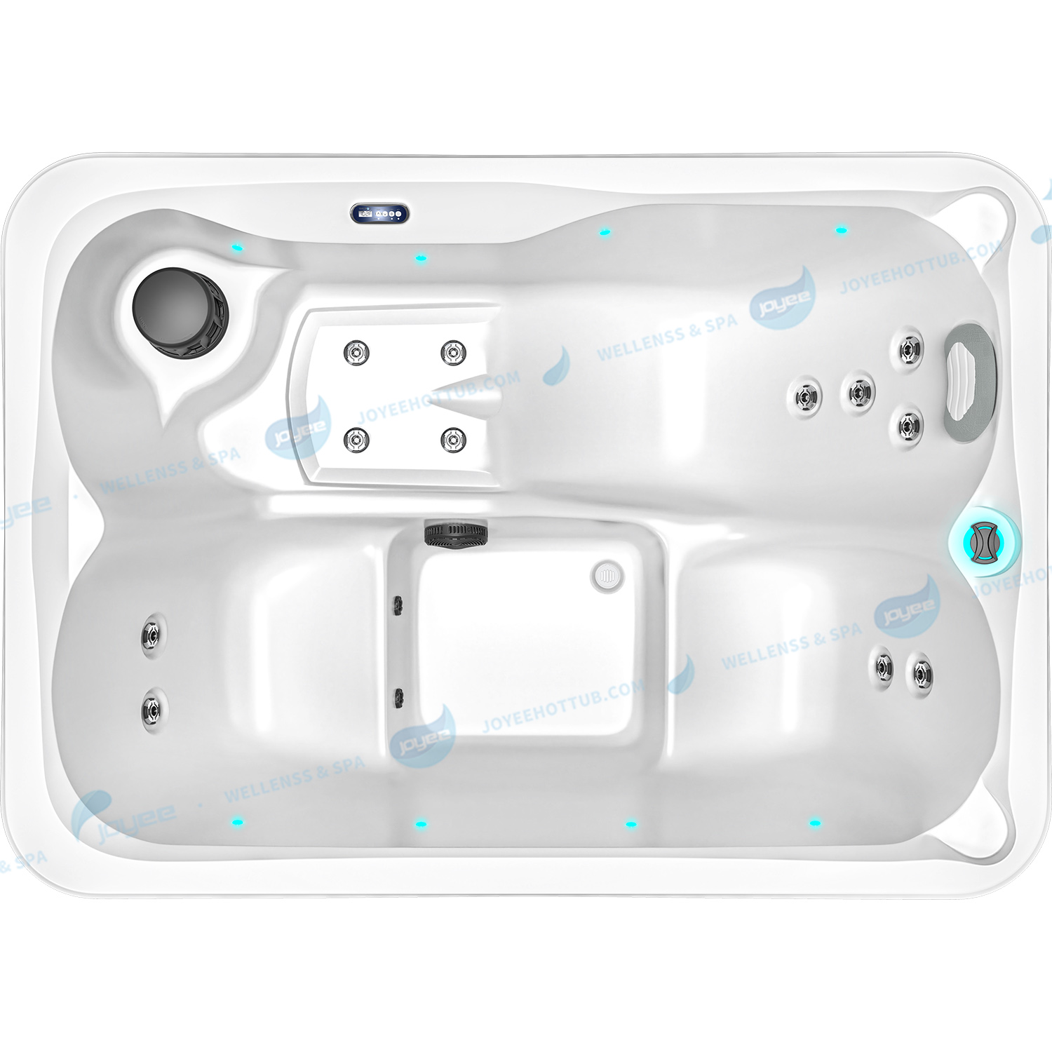 3 personnes de spa baignoire