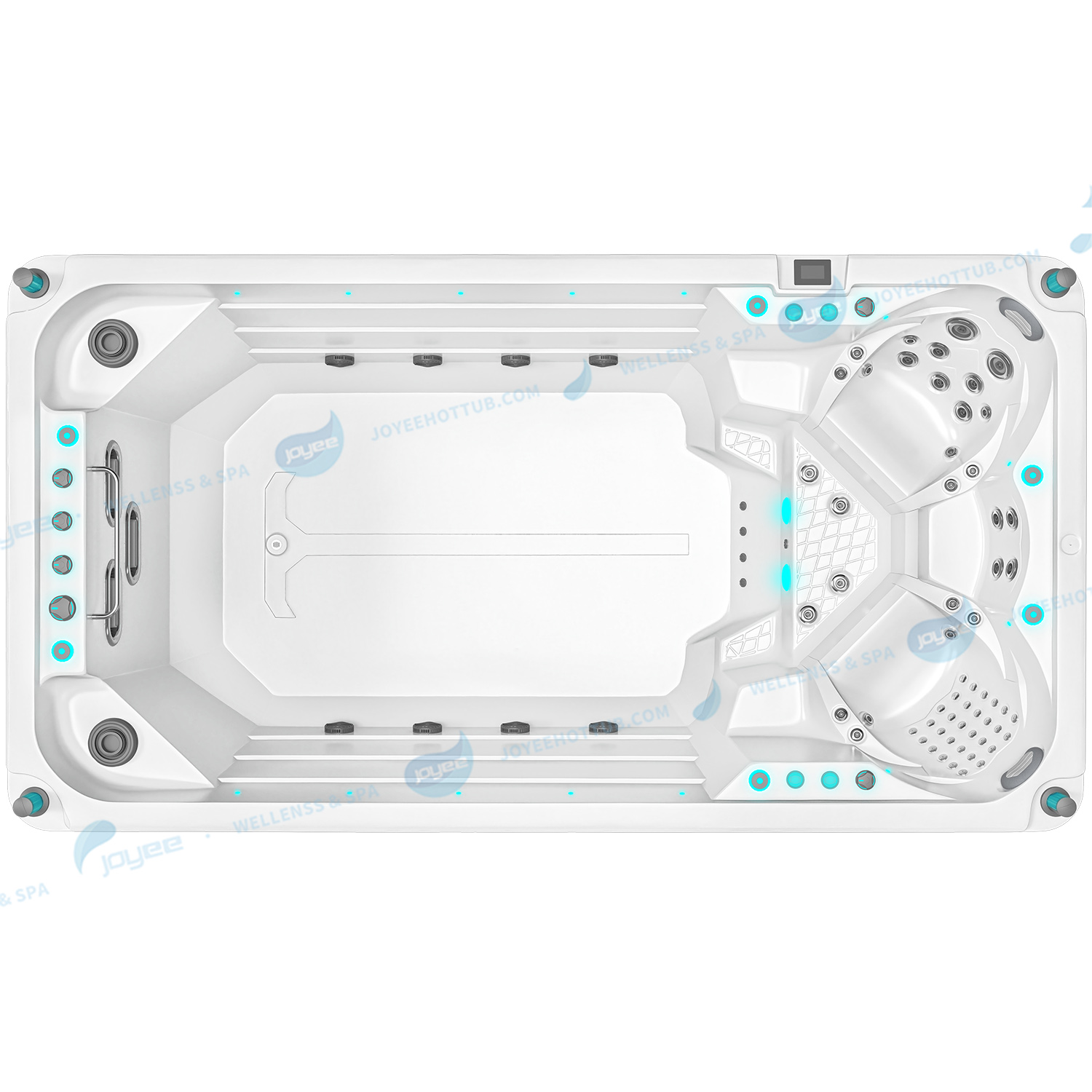 Grand spa de natation extérieur | Piscines Natation Spa Extérieur - JOYEE