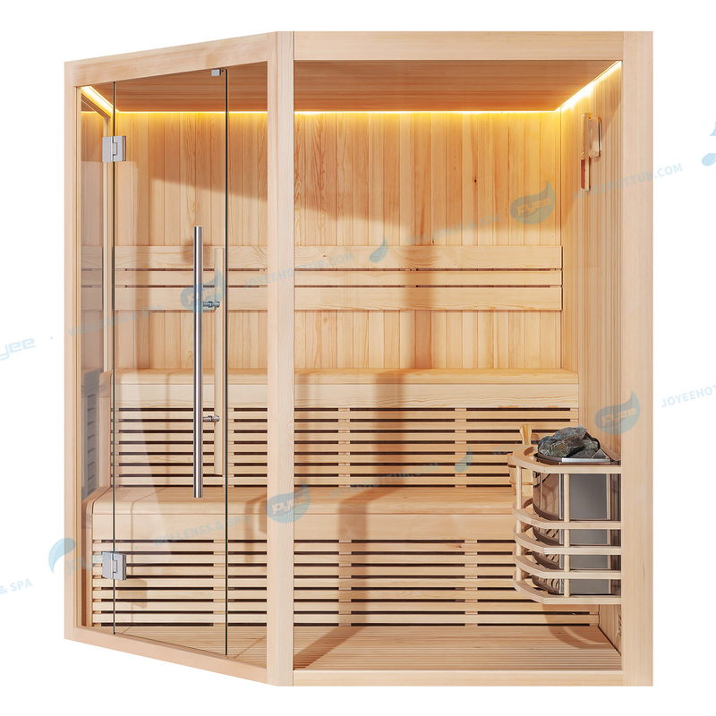 Vente en gros de vapeur sèche de cabine en bois de sauna de haute qualité |JOYEE