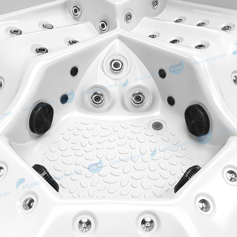 Hydrorelax 5 personnes PIOL POOL POOL | Acrylique Massage extérieur bain à remous - Joyee