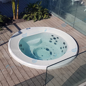 6 Presons Outdoor SPA Blanc Acrylique Jet Jacuzzi Rond Acrylique |JOYEE