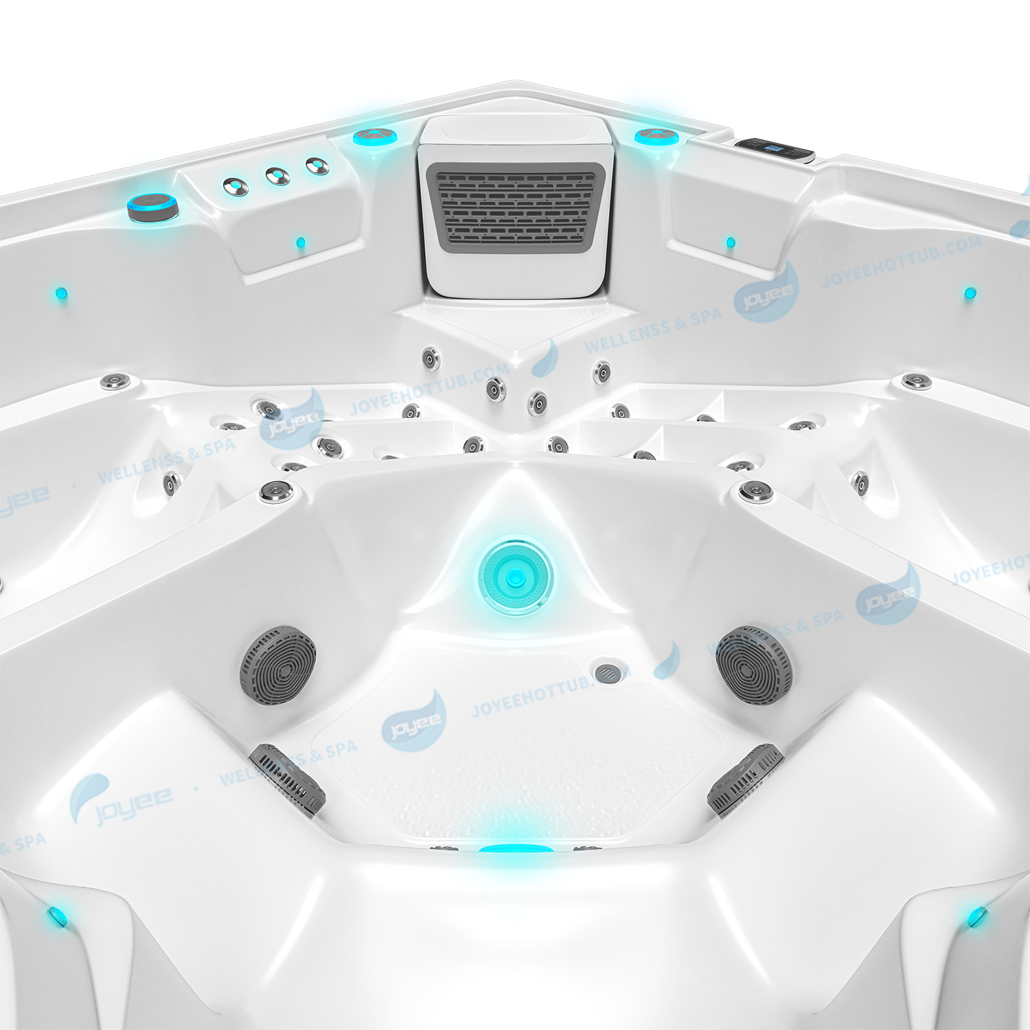 spa de jardin avec jets