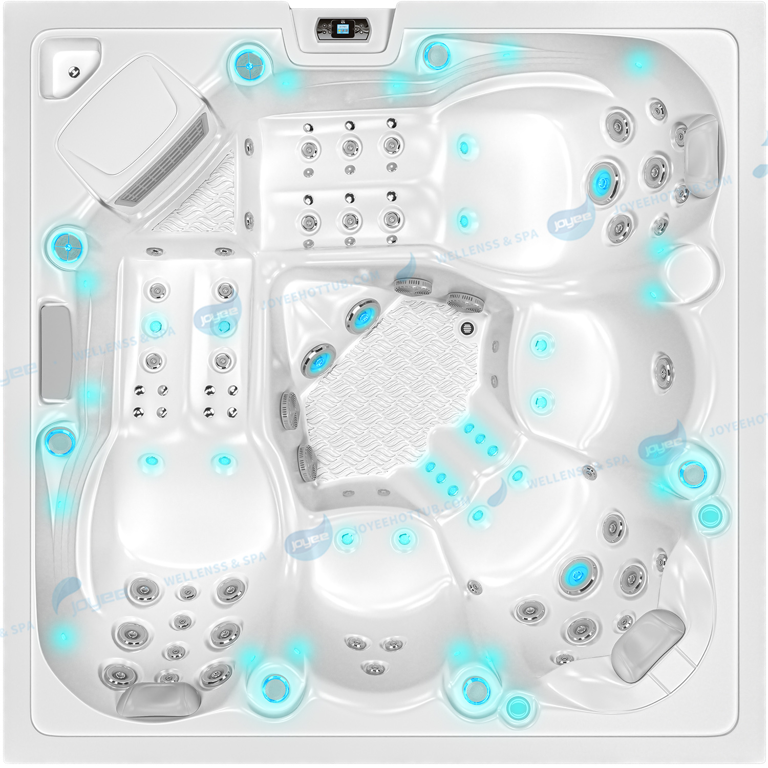 Balboa Garden Luxury Tobus à remous | Spa Bath Whirlpool Outdoor Spa Spa Tube - Joyee