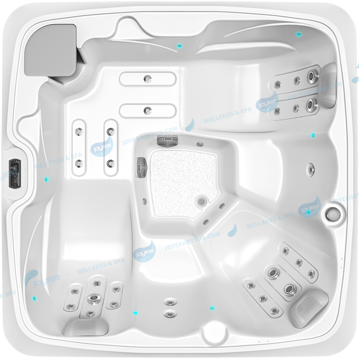 bain à remous jacuzzi extérieur