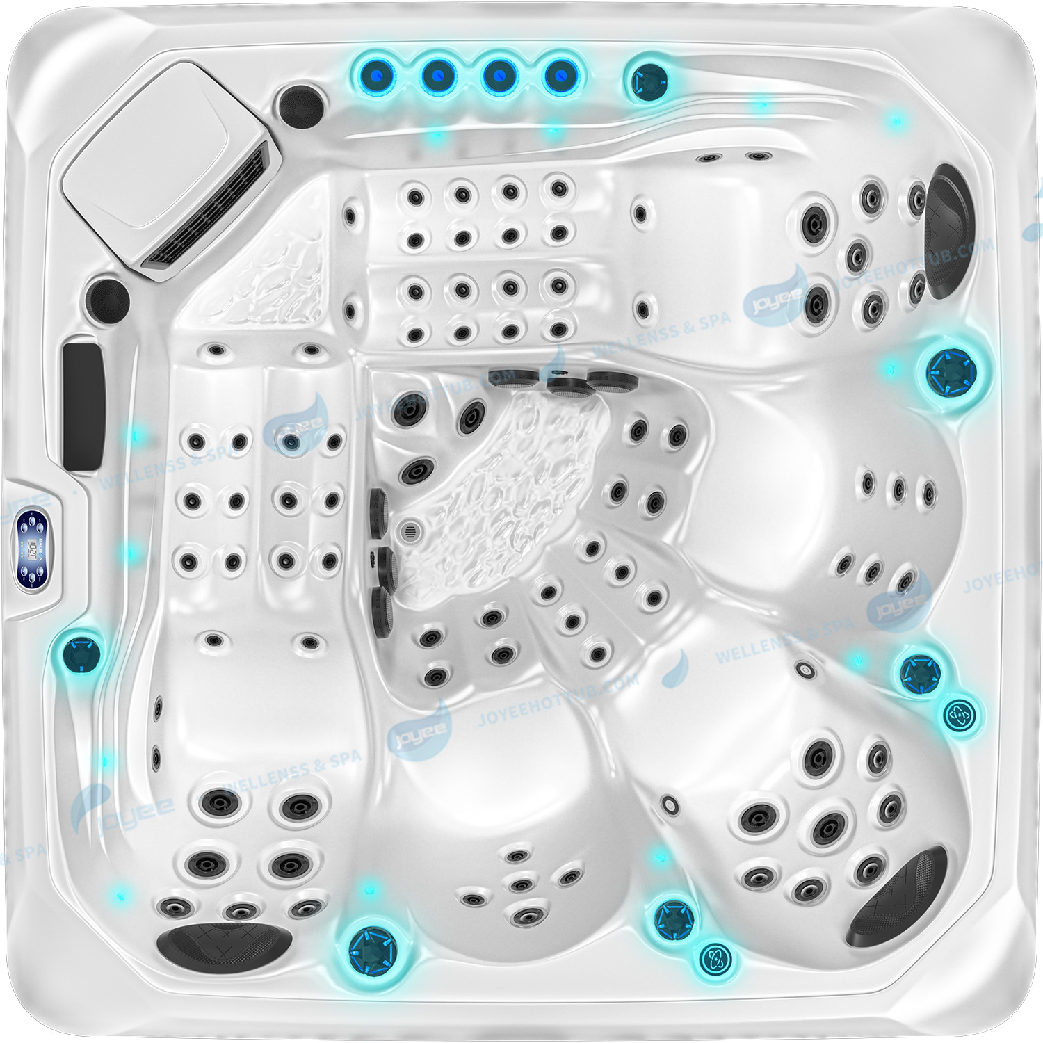5 personnes de spa baignoire