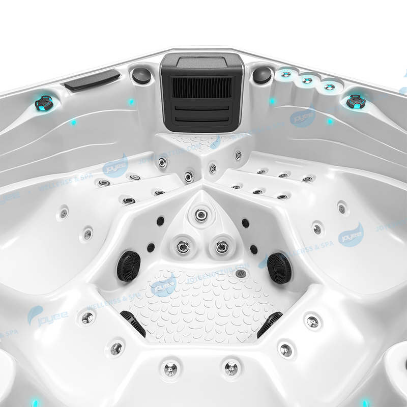 Hydrorelax 5 personnes PIOL POOL POOL | Acrylique Massage extérieur bain à remous - Joyee