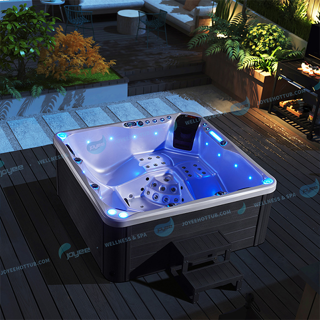 5 personnes personnalisées Waterfall Bubble Acrylique Outdoor Spa Hot Tub |JOYEE