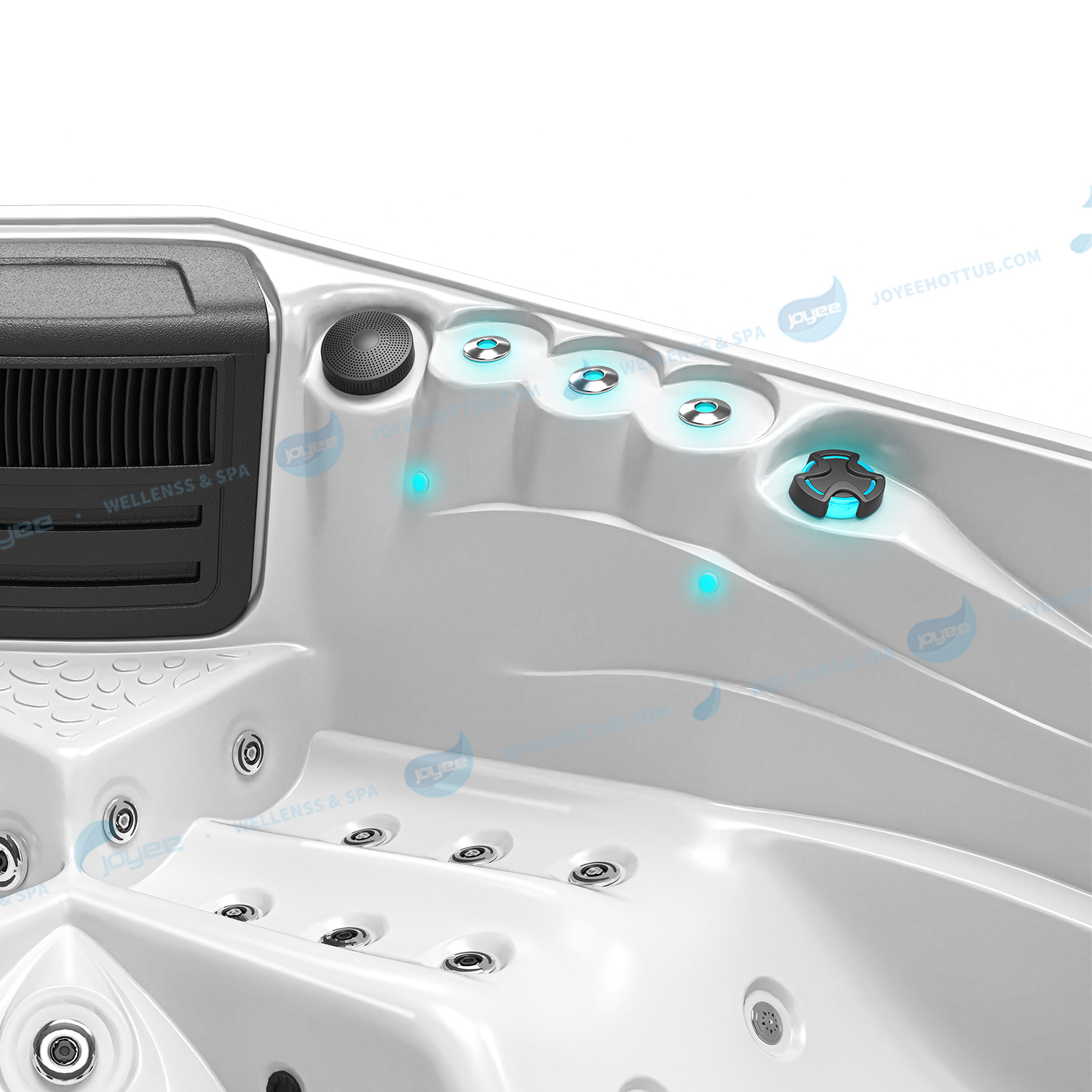 Jacuzzi avec haut-parleur