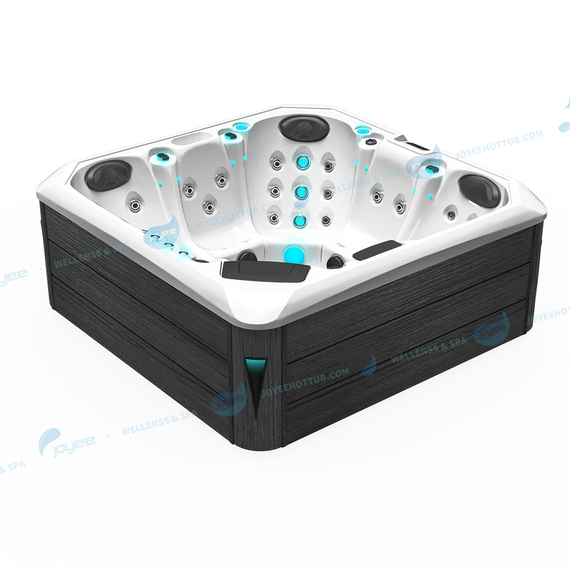 Hydrorelax 5 personnes PIOL POOL POOL | Acrylique Massage extérieur bain à remous - Joyee