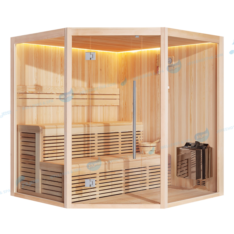 Vente en gros de vapeur sèche de cabine en bois de sauna de haute qualité |JOYEE