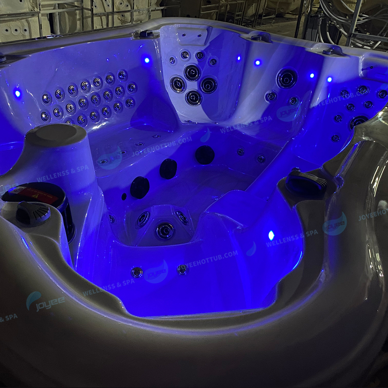 Bain à remous de massage extérieur pour 8 personnes |Spa Acrylique Spa LED - JOYEE