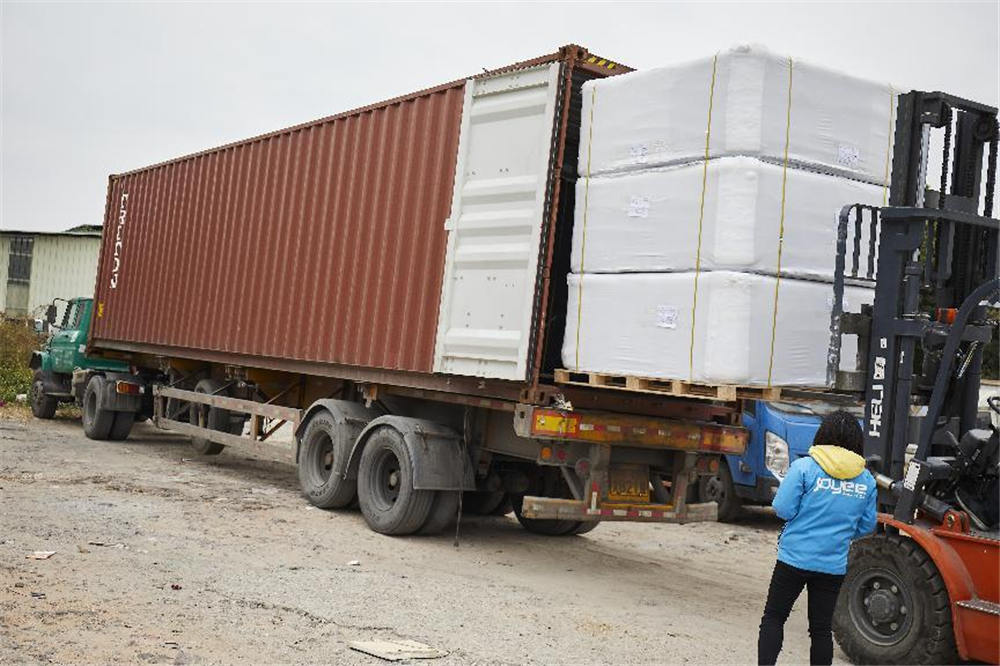 emballage d'usine de bain à remous en Chine 2